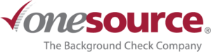 One Source The Background Check Company logo.